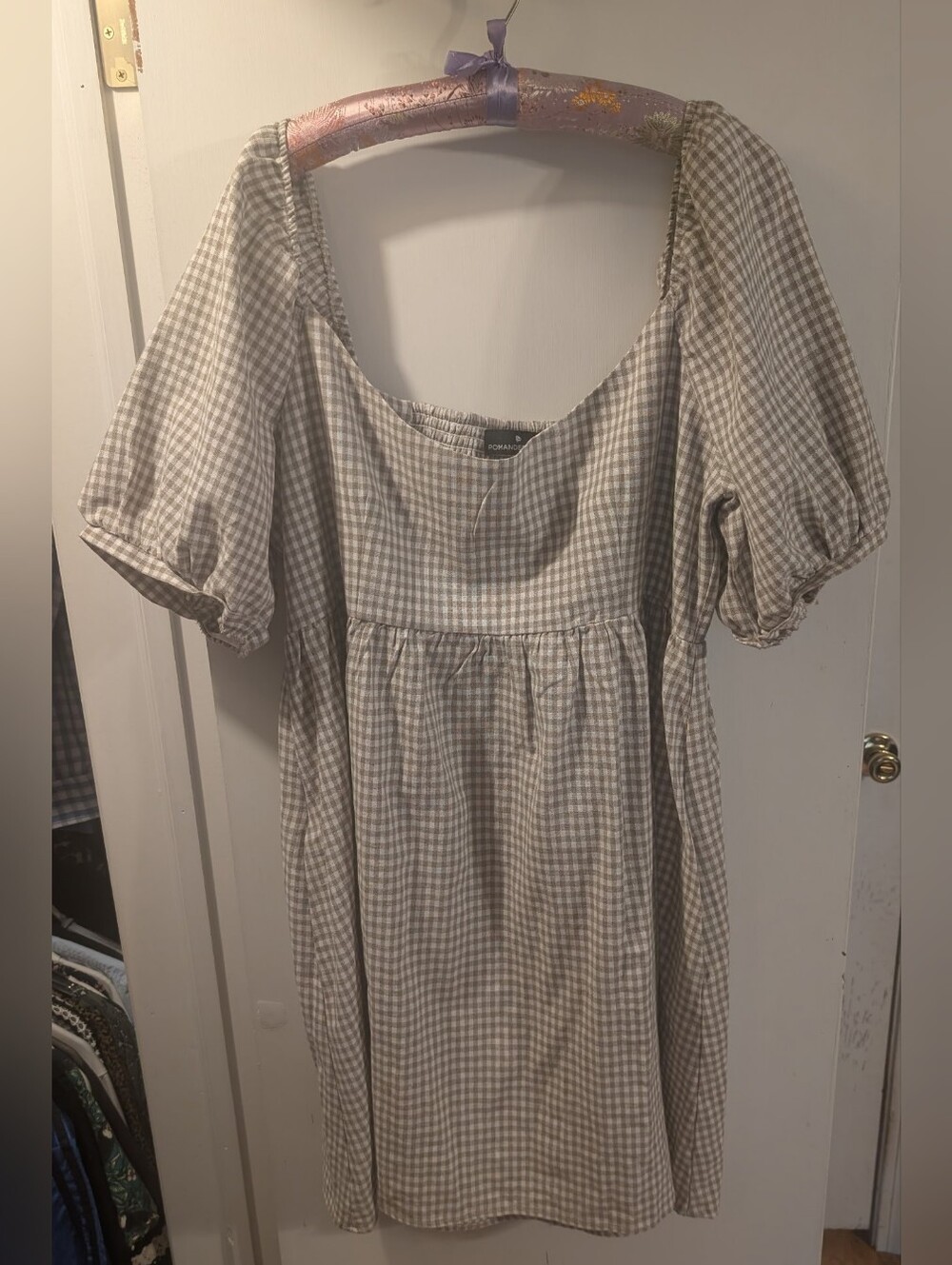 Pomander Place Tuckernuck Gingham Beechwood Babydoll Dress XXL - Picture 5 of 8